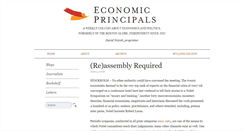 Desktop Screenshot of economicprincipals.com