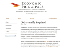 Tablet Screenshot of economicprincipals.com